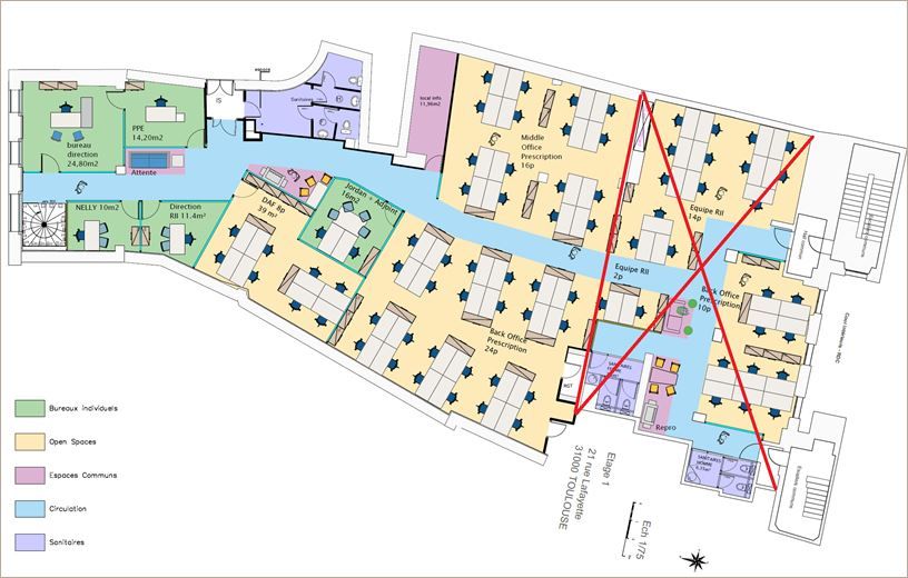 Vente Bureaux récents 703 m² non divisibles