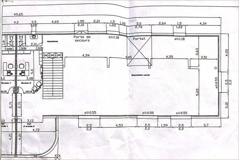 Vente Bureaux récents 450 m² non divisibles