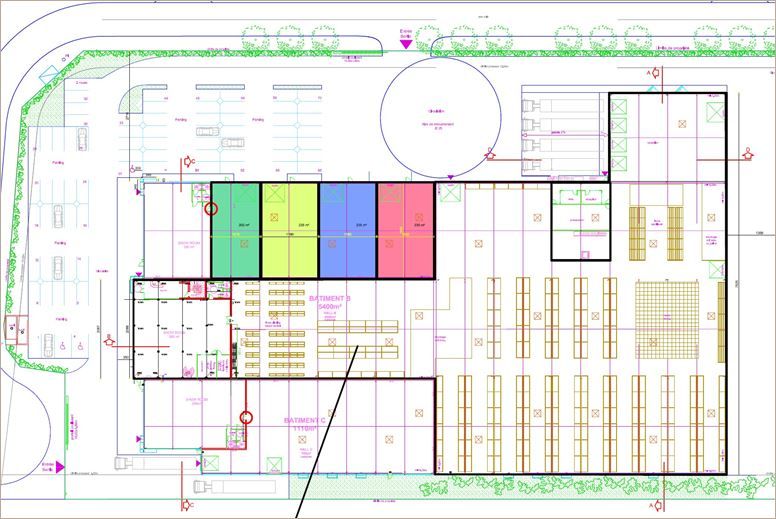 Location Locaux d'activité 6227 m² divisibles à partir de 1887 m²