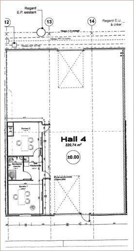 Location Entrepôt / Stockage 263 m² non divisibles