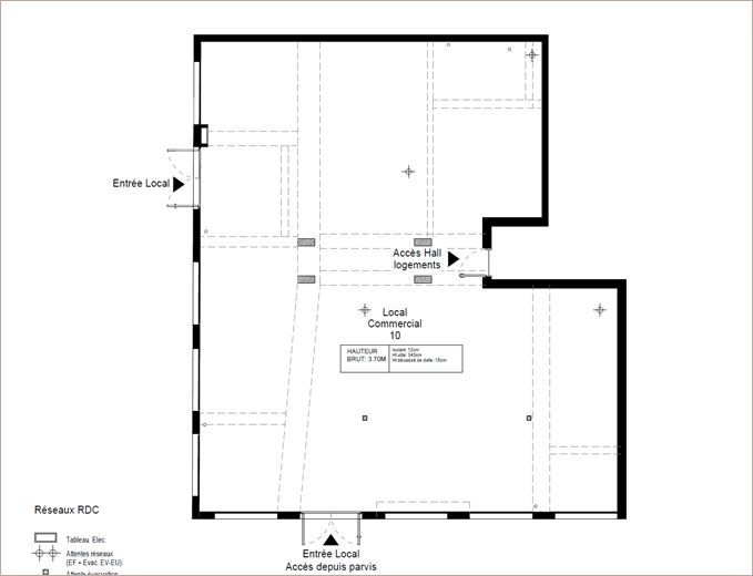Vente Commerce/boutique 212 m² non divisibles
