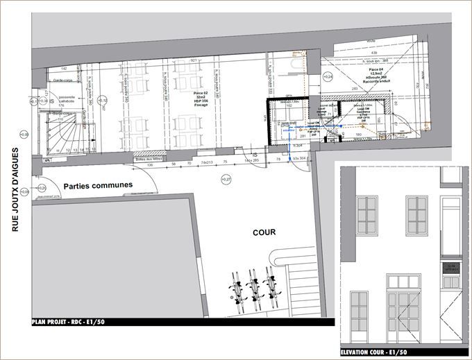 Location Commerce/boutique 154 m² non divisibles