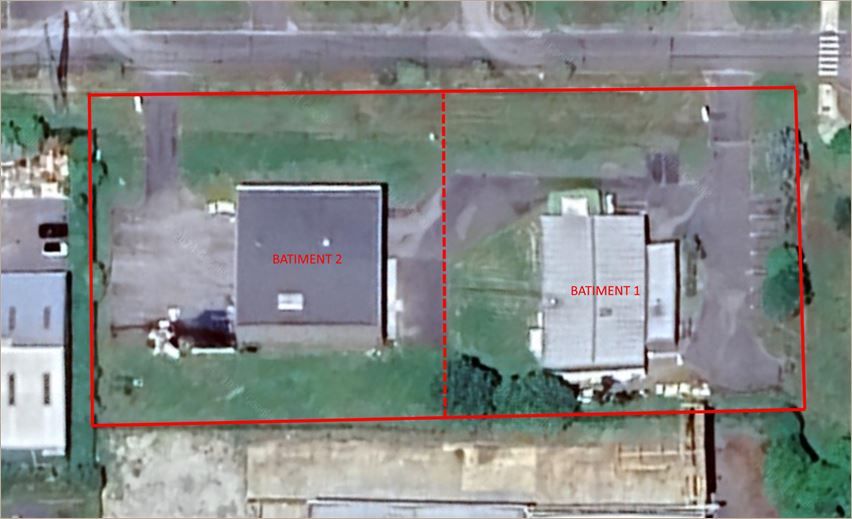 Vente Locaux d'activité 800 m² non divisibles