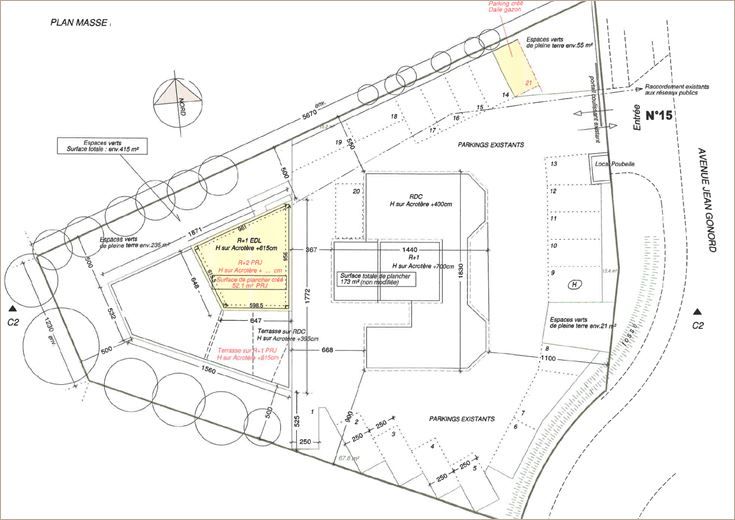 Vente Bureaux récents 367 m² non divisibles