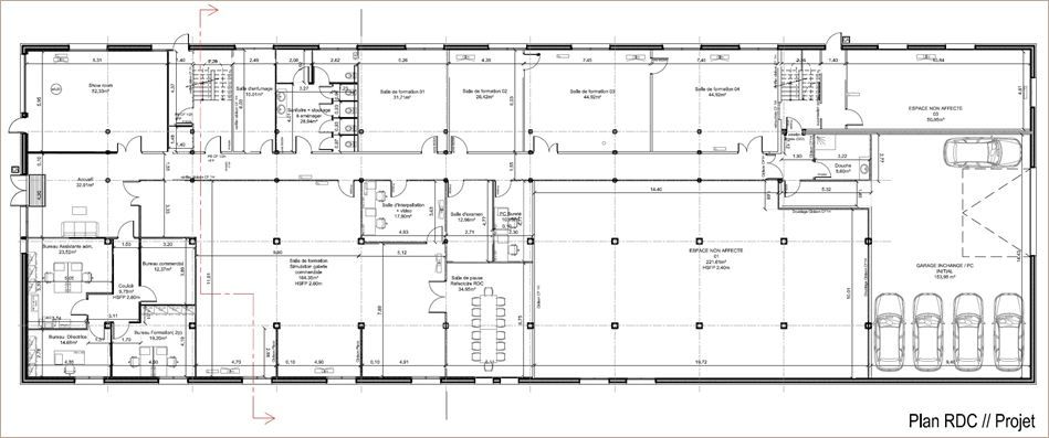 Location Bureaux récents 305 m² divisibles à partir de 80 m²