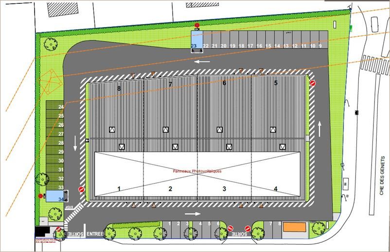 Vente Locaux d'activité 2399 m² divisibles à partir de 282 m²
