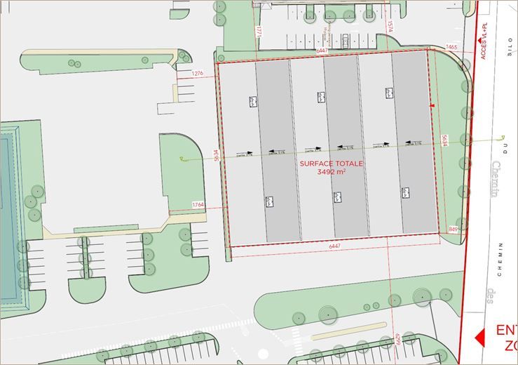 Location Entrepôt / Stockage 3492 m² non divisibles