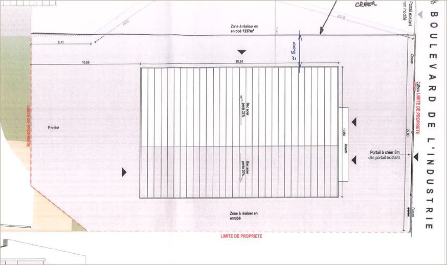 Location Locaux d'activité 617 m² non divisibles