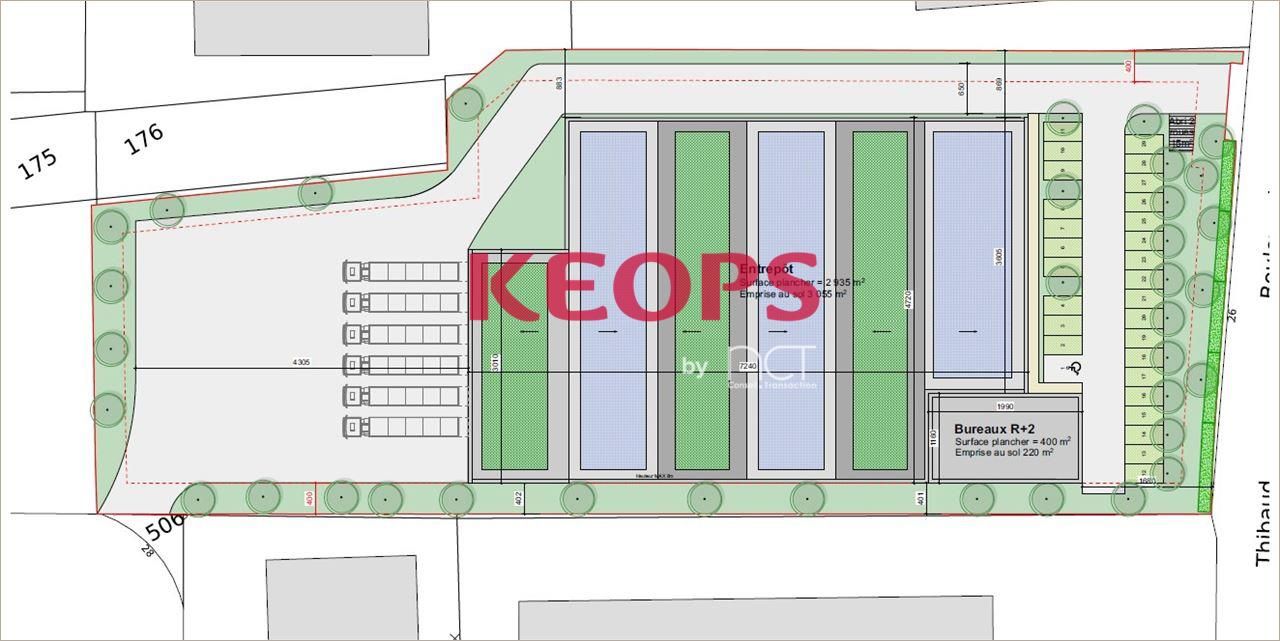 Location Locaux d'activité 3335 m² non divisibles