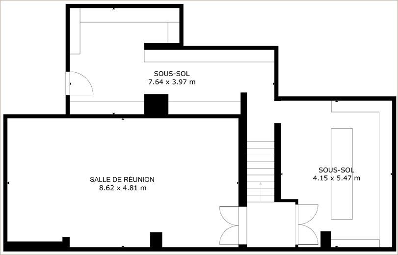 Location Bureaux récents 383 m² non divisibles