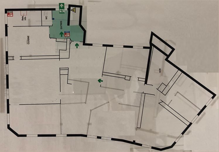 Location Bureaux haussmanniens 287 m² non divisibles