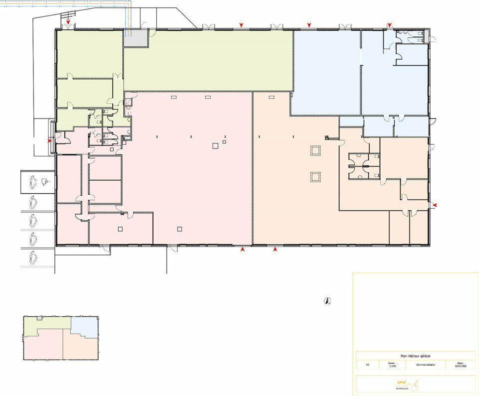 TOURS SUD JOUE GUTENBERG PERIPHERIQUE - A LOUER LOCAL D'ACTIVITES 277 M² 5 PARKINGS