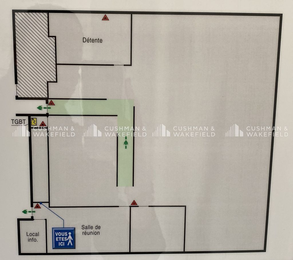 Vente bureaux 314 m² non divisibles