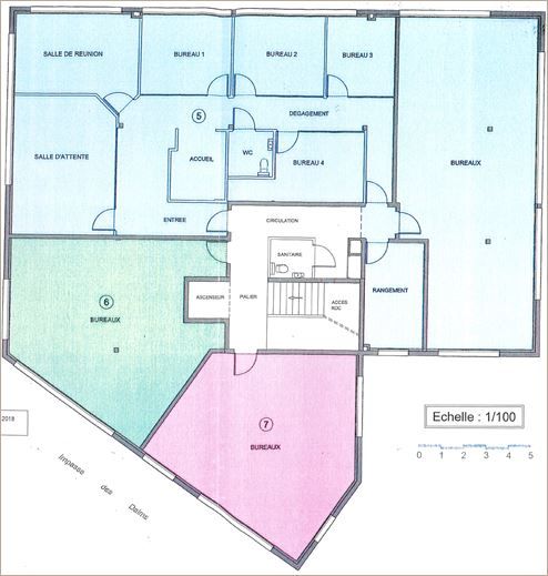 Location Bureaux neufs 125 m² divisibles à partir de 60 m²