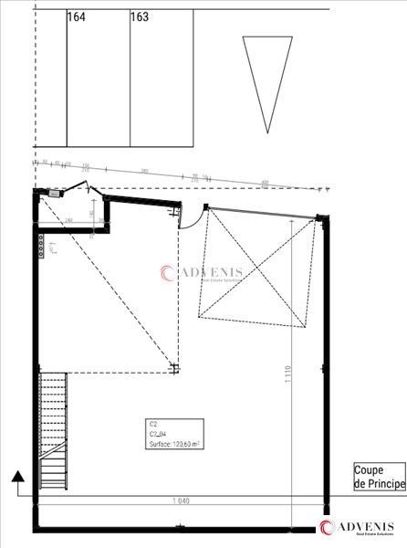 153 m² pour ce local d'activites en vente à Carbon blanc