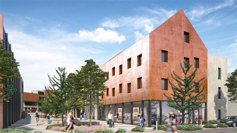 Cellule commerciale neuve de 62 m²