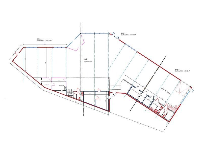 Local commercial à louer, idéalement situé avec une excellente visibilité - Zone Commerciale - Haguenau/Schweighouse-sur-Moder
