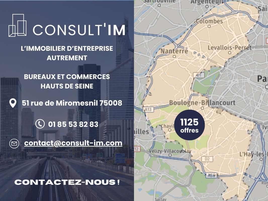 Location bureaux 45 m² non divisibles