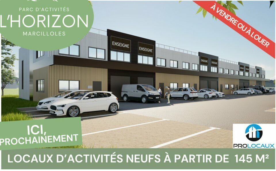 Vente local d''activites 2552 m² divisibles à partir de 144 m²