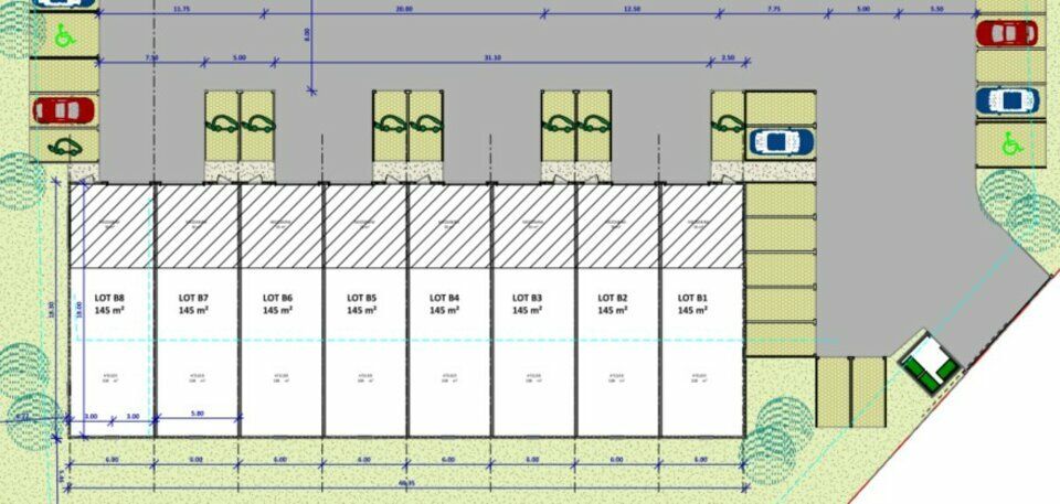 Location local d''activites 144 m² non divisibles