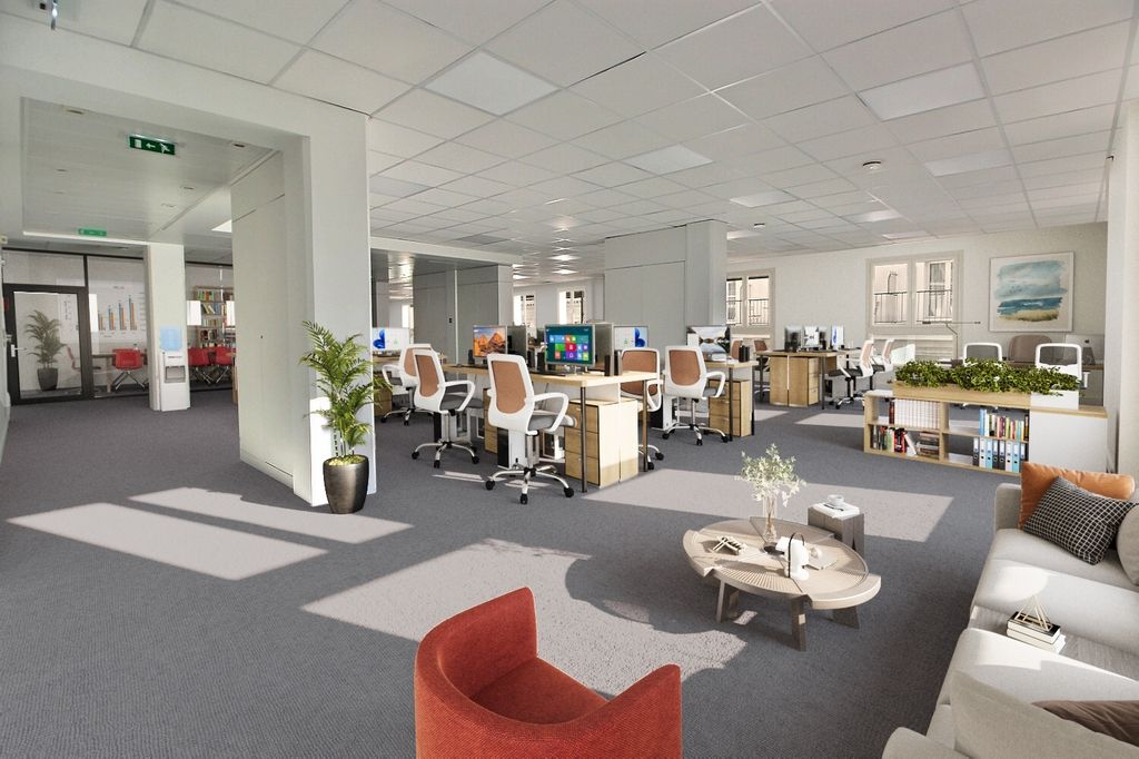 Location bureaux 305 m² non divisibles