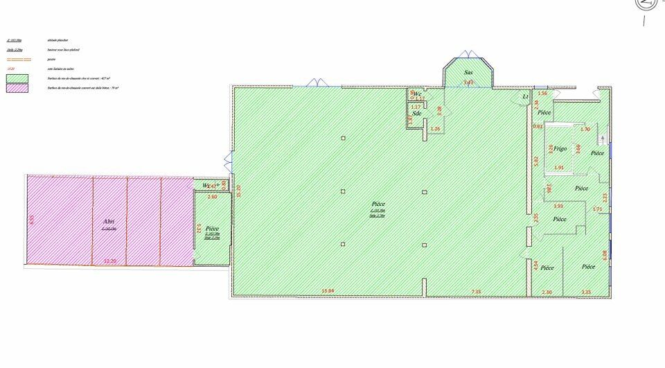 VENTE LOCAL D'ACTIVITES MURET - 505M2  - 