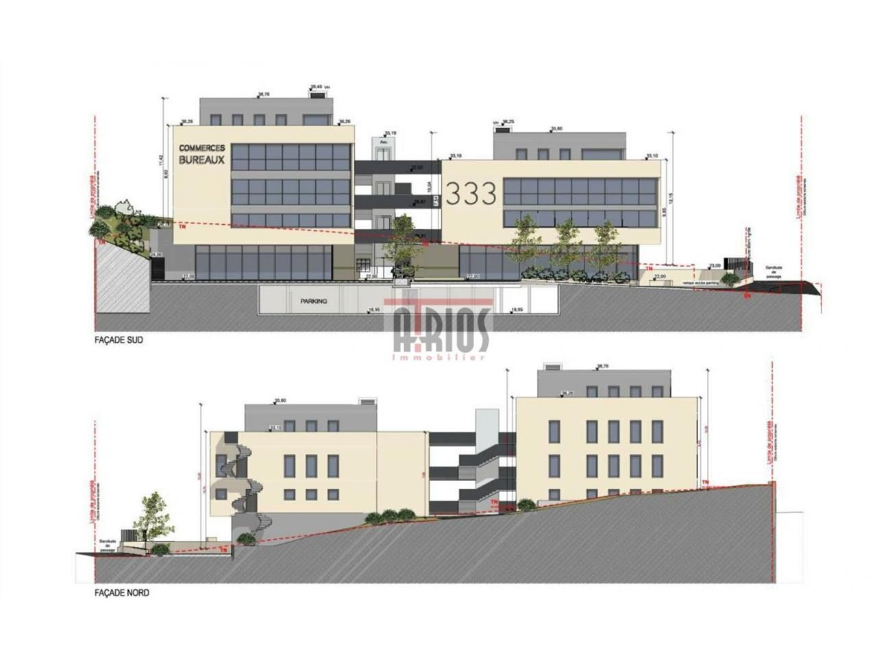 Location local commercial 120 m² non divisibles