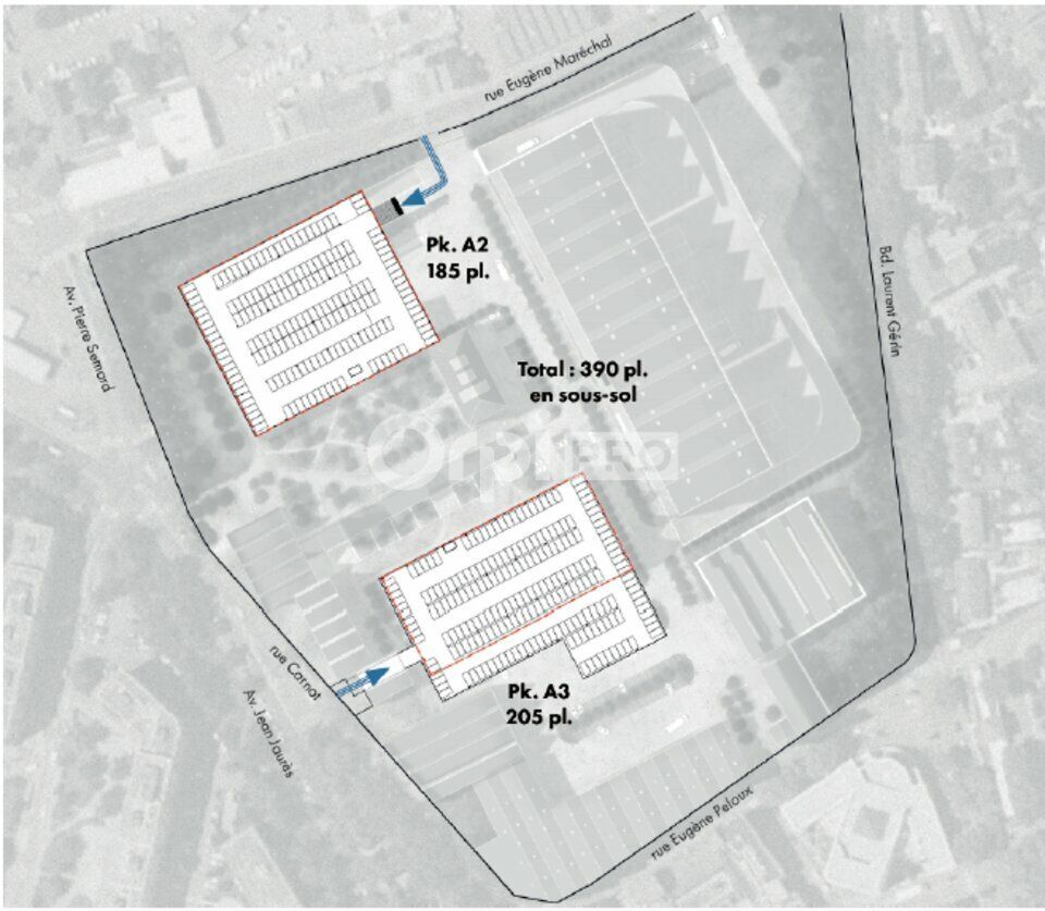 PARC D'ACTIVITE A LOUER - 34 935 m² DIVISIBLES - VENISSIEUX