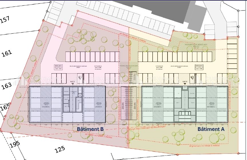 Vente bureaux 6500 m² divisibles à partir de 1000 m²