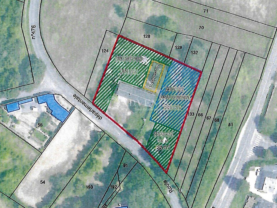 Vente terrain 4000 m² non divisibles