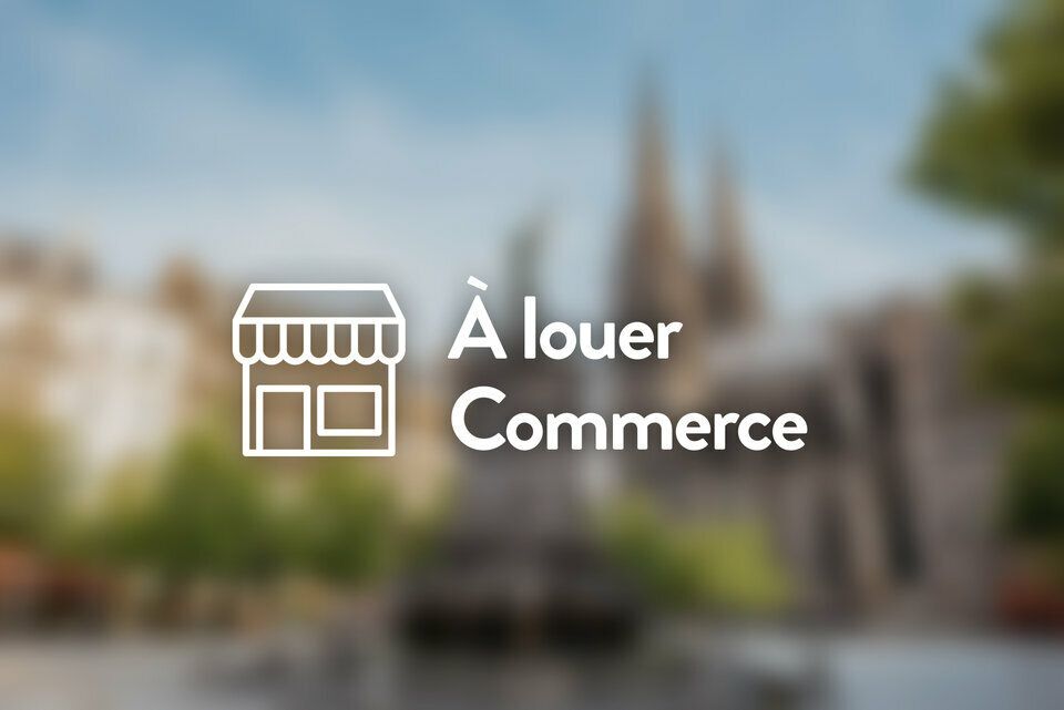 Location local commercial 100 m² non divisibles