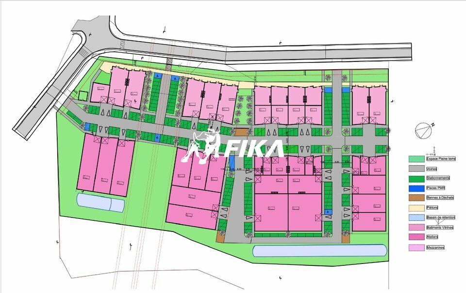Vente local d''activites 1215 m² divisibles à partir de 120 m²