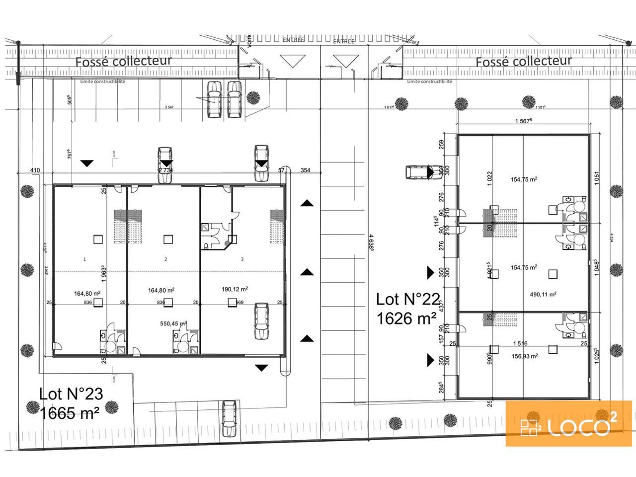 local d'activité neuf de 450 m²