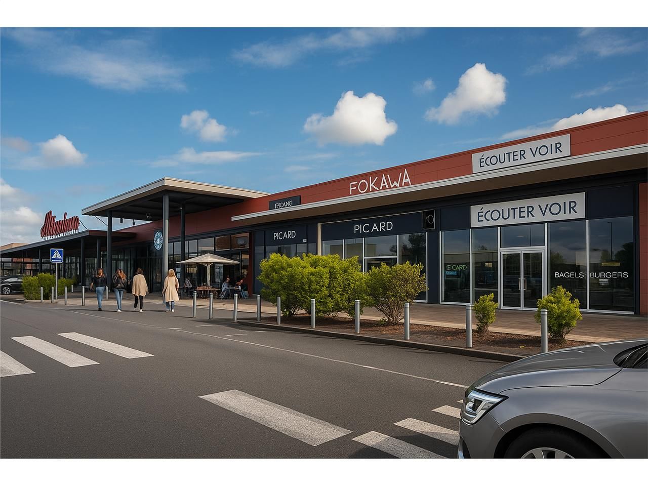 Location local commercial 322.00 m² à BIGANOS