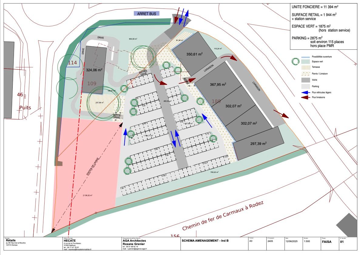 Location local commercial 1470.00 m² à OLEMPS
