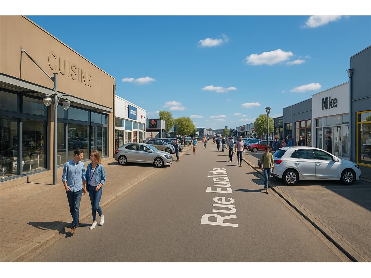 Location local commercial 177.00 m² à MERIGNAC