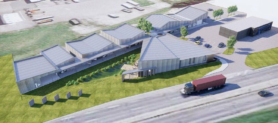 Location local commercial 1379.03 m² divisibles à partir de 114 m²