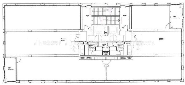 Location bureaux 1396 m² divisibles à partir de 218 m²