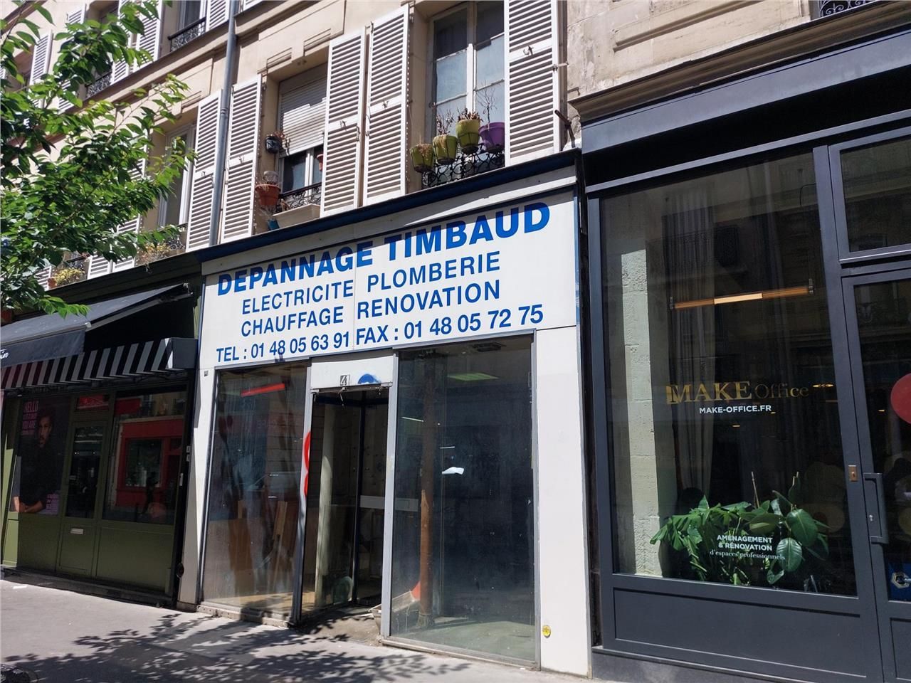 Location boutique 45 m² à Paris
