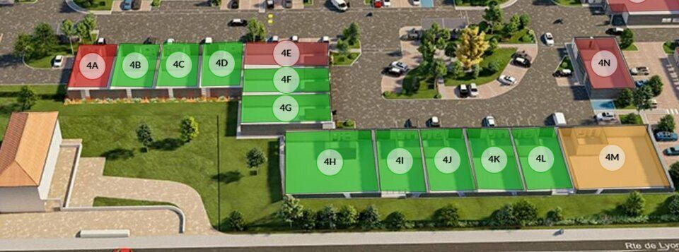 Vente local d''activites 2348 m² divisibles à partir de 187.5 m²