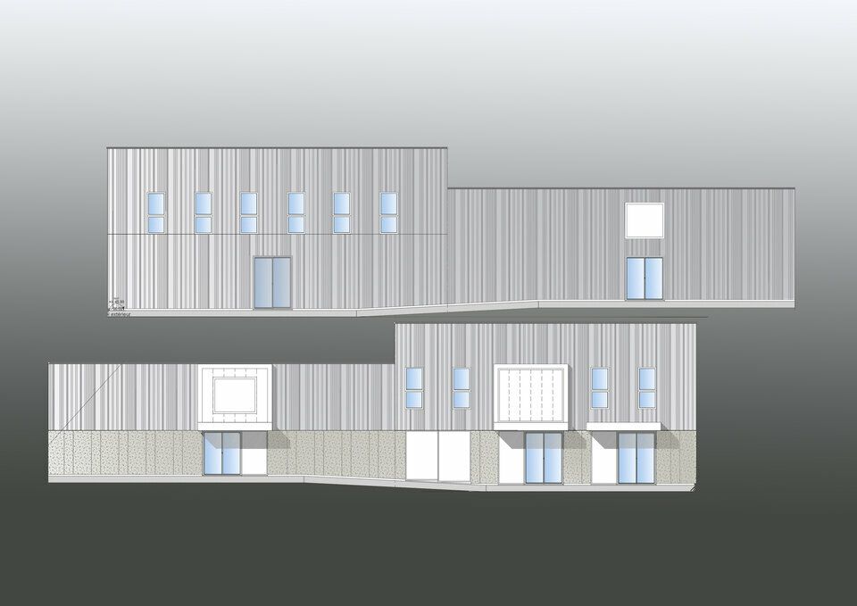 Au sein d'un parc d'activités récent au sud de Caen.