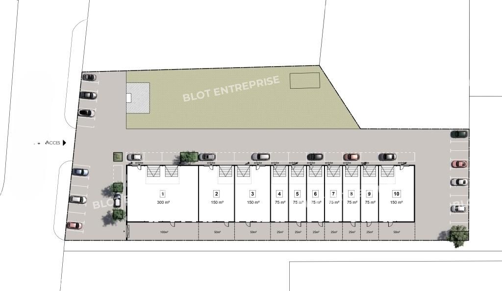Vente entrepôts 150 m² non divisibles