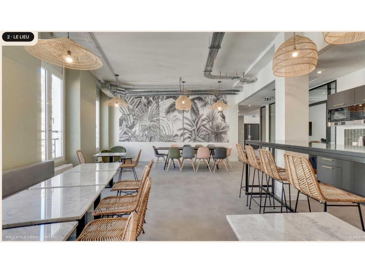 Location bureaux 835 m² à Paris