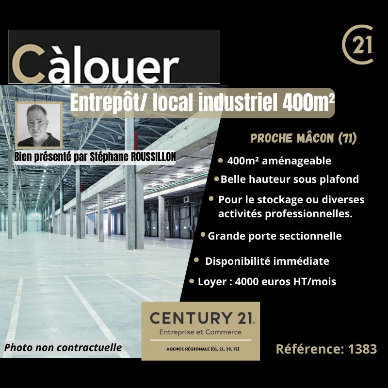 Location local 400.00 m² à MACON