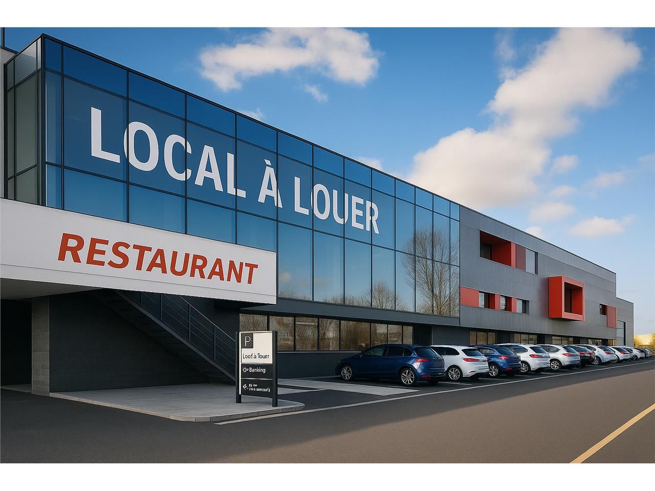 Location local commercial 550.00 m² à BRUGES