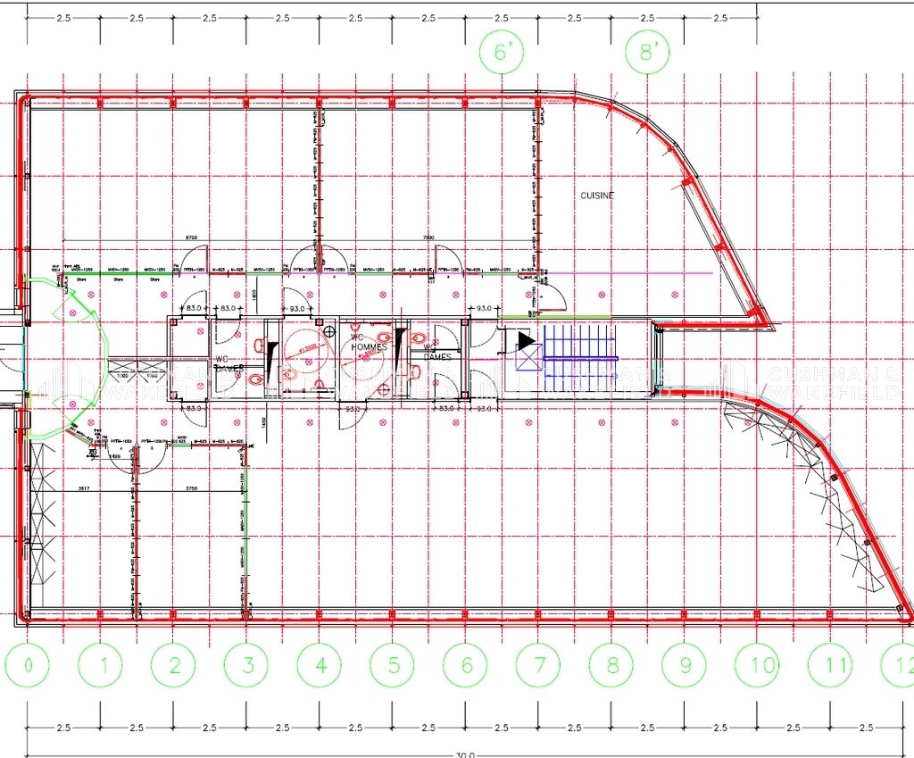 Location bureaux 1272 m² divisibles à partir de 192 m²
