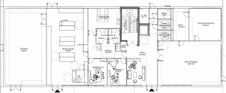 À LOUER / À VENDRE – 1 000 M² DE BUREAUX NEUFS EN R+1 AVEC 20 PARKINGS PRIVATIFS