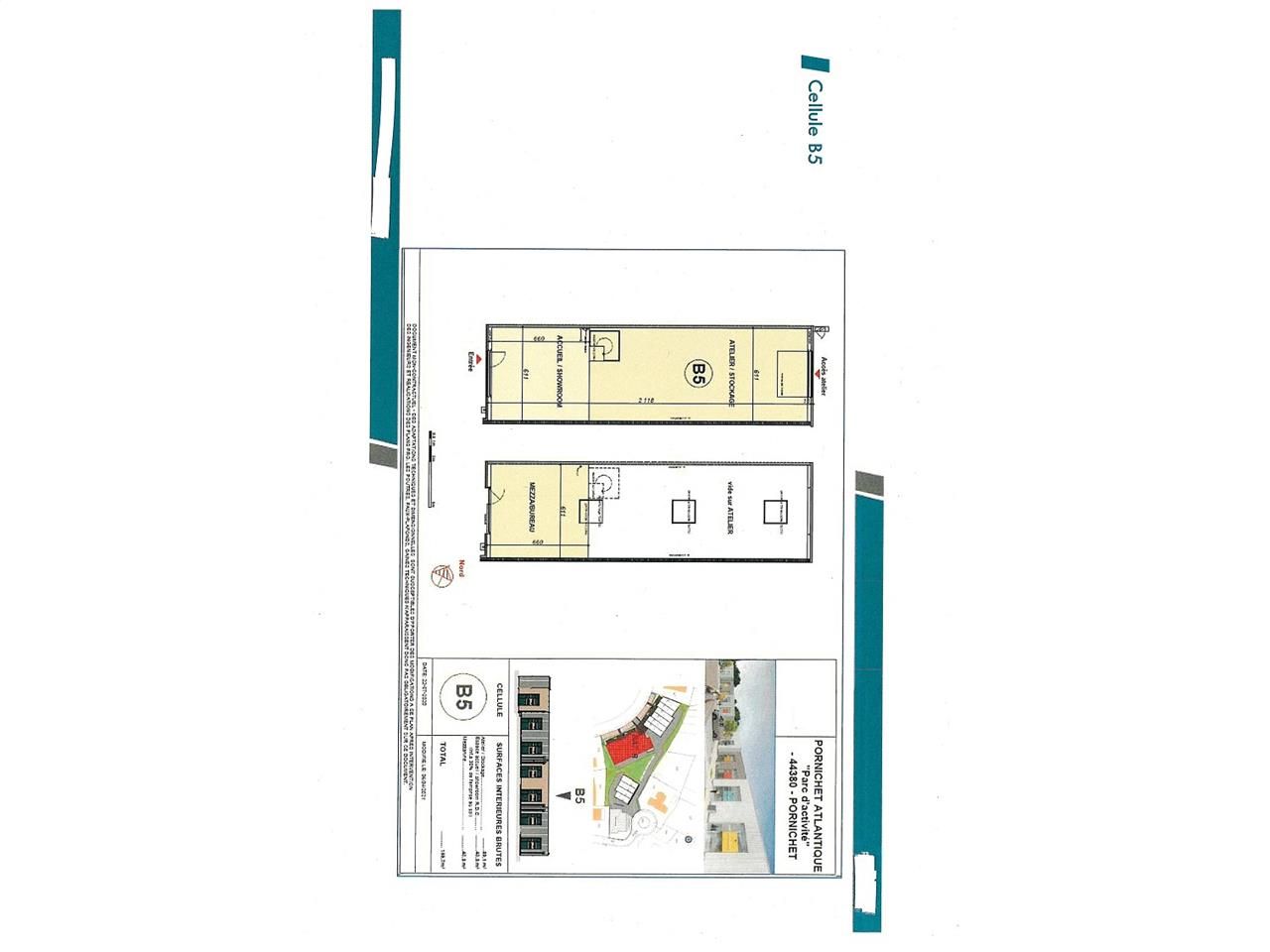 Location entrepot 170 m² à PORNICHET