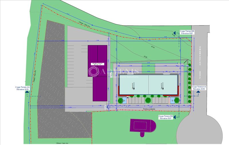 A LOUER LOCAL DE 325 M² ENVIRON