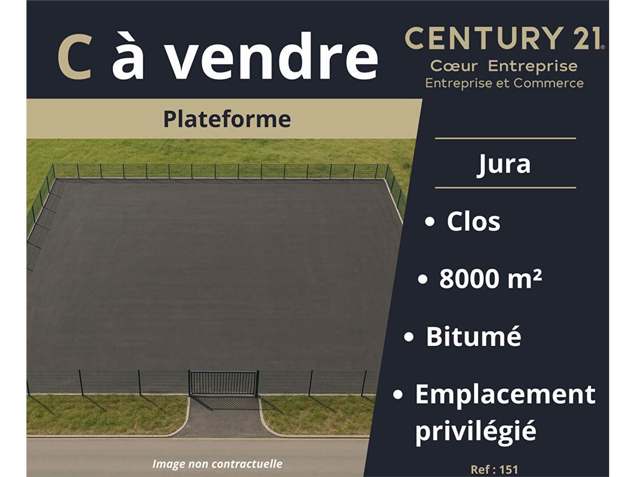 Vente terrain 8000.00 m² à LONS LE SAUNIER